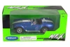 1965 Shelby Cobra 427 S/C Convertible, Blue - Welly 24002WBU/24 - 1/24 Scale Diecast Model Toy Car