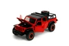 2020 Jeep Gladiator Rubicon Pickup Truck w/Roof Rack & Extra Wheels, Red - Jada Toys 34190 - 1/24 Scale Diecast Model Toy Car