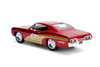 1967 Chevy Impala SS #67 "Golden Ruby", Red w/Gold - Jada Toys 30529 - 1/24 Scale Diecast Model Toy Car