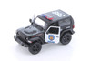 2018 Jeep Wrangler Rubicon Police 2 Pack, Black/Silver - Kinsmart 5412DP-5412DPR - 1/34 Scale Diecast Model Toy Cars