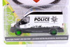 GREEN MACHINE 2019 Ford Transit LWB High Roof, White and Black - Greenlight 53040E 1/64 scale Diecast Car