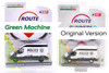 GREEN MACHINE 2019 Ford Transit LWB High Roof, White and Black - Greenlight 53040E 1/64 scale Diecast Car