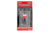 Race Crew Figure #4, Red/White - Showcasts AD-25004 - 1/24 Scale Figurine - Diorama Accessory
