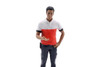 Race Crew Figure #4, Red/White - Showcasts AD-25004 - 1/24 Scale Figurine - Diorama Accessory