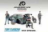 Top Tuners Figure #5, Green - American Diorama ADP-60105 - 1/18 Scale Figurine - Diorama Accessory