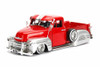 1951 Chevy Pick Up, Red w/ Silver - Jada 99036DP1 - 1/24 Scale Diecast Model Toy Car