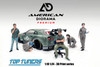 Top Tuners Figure #3, Green - American Diorama ADP-60103 - 1/18 Scale Figurine - Diorama Accessory