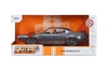 1972 Plymouth GTX Hardtop, Gray w/Red Stripe - Jada Toys 30530 - 1/24 Scale Diecast Model Toy Car