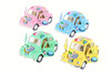 Box of 12 1967 Volkswagen Classic Beetle w/Decals Hardtop, ASSTD - Kinsmart 4026DYF - 4" Scale Diecast Model Toy Cars