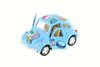 Box of 12 1967 Volkswagen Classic Beetle w/Decals Hardtop, ASSTD - Kinsmart 4026DYF - 4" Scale Diecast Model Toy Cars