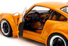 2016 Porsche RWB Body Kit Hibiki w/Display Base, Glossy Orange - Jada Toys 36383 - 1/18 Scale Diecast Model Toy Car