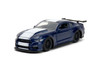 2016 Ford Mustang GT F9, Metallic Blue w/White Stripe - Jada Toys 34447 - 1/32 Scale Diecast Model Toy Car