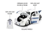 1959 Volkswagen Drag Beetle w/R2-D2 Figure, Star Wars - Jada Toys 36912 - 1/24 Scale Diecast Model Toy Car