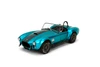 Shelby Cobra 427 MK2 w/Display Base, Candy Teal Blue - Jada Toys 36467 - 1/18 Scale Diecast Model Toy Car