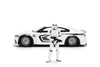 2021 Dodge Charger SRT Hellcat w/Stormtrooper Figure, Star Wars - Jada Toys 36478 - 1/24 Scale Diecast Model Toy Car