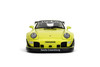 Porsche RWB Body Kit Genki w/Display Base, Lime Green - Jada Toys 36472 - 1/18 Scale Diecast Model Toy Car