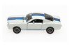 1965 Ford Mustang Shelby GT350, White - Shelby Collectibles SC717W - 1/64 scale Diecast Model Toy Car