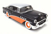 1955 Buick Century, Black w/ Orange - Maisto 32197BK - 1/26 Scale Diecast Model Toy Car