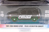 GREEN MACHINE 2021 Ford Bronco Sport - Police Interceptor, Black - Greenlight 30339 - 1/64 scale Diecast Car