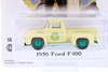 GREEN MACHINE 1956 Ford F-100 Pickup Truck, Cream/Ivory - Greenlight 54060B/48 - 1/64 scale Diecast Model Toy Car