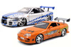 Brian's Toyota Supra & Nissan Skyline, Fast & Furious 2-Pack - Jada Toys 97168-97158 - 1/24 Scale Diecast Model Toy Car