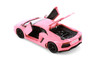 Box of 4 Lamborghini Aventador Coupe, Pink - Showcasts 37210DPK - 1/24 Scale Diecast Model Toy Cars