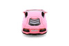 Box of 4 Lamborghini Aventador Coupe, Pink - Showcasts 37210DPK - 1/24 Scale Diecast Model Toy Cars