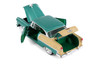 Box of 4 1955 Chevy Bel Air Hardtop, Green/Beige - Showcasts 77229GND - 1/24 Scale Diecast Model Toy Cars