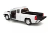 2006 Chevy Silverado 1500 Double Cab Truck, White - Showcasts 71393WH - 1/25 Scale Diecast Model Toy Car