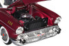 1957 Chevy Bel Air Hard Top, Burgundy/Silver - Showcasts 77228BG - 1/24 Scale Diecast Model Toy Car