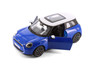 2024 Mini Cooper SE (J01), Blue - Showcasts 32926D - 1/24 Scale Diecast Model Toy Car
