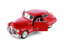 1948 Chevy Fleetline Aerosedan, Red - Showcasts 37921 - 1/25 Scale Diecast Model Toy Car