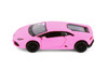 Box of 12 Lamborghini Huracan Hard Top, Matte Hot Pink - Kinsmart 5382DPK - 1/36 Scale Diecast Model Toy Cars
