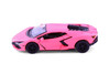 Box of 12 Lamborghini Revuelto Hardtop, Matte Hot Pink - Kinsmart 5459DPK - 1/38 Scale Diecast Model Toy Cars