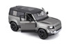 2022 Land Rover Defender 110, Silver - Bburago 18-21101SV - 1/24 Scale Diecast Model Toy Car
