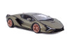 Lamborghini Sian FKP37 Hardtop, Matte Green - Bburago 18-21099GN - 1/24 Scale Diecast Model Toy Car
