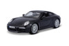 2011 Porsche 911 Carrera S, Black - Bburago 18-21065BK - 1/24 Scale Diecast Model Toy Car