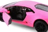 Lamborghini Huracan Hard Top, Matte Hot Pink - Kinsmart 5382DPK - 1/36 Scale Diecast Model Toy Car