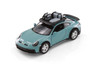 Porsche 911 Rallye w/Roof Rack, Light Blue - Kinsmart 5481D - 1/36 Scale Diecast Model Toy Car