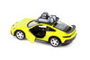 Porsche 911 Rallye w/Roof Rack, Yellow - Kinsmart 5481D - 1/36 Scale Diecast Model Toy Car