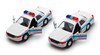Box of 12 Chicago Police/Illinois State Police, White - Showcasts 9985CG/IL - 5" Scale Diecast Model Toy Cars