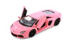 Lamborghini Aventador Coupe, Pink - Showcasts 38210PK - 1/24 Scale Diecast Model Toy Car