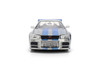 Brian's Nissan Skyline GT-R (R34), Fast & Furious Remix - 25th Anniversary - Jada Toys 36818 - 1/24 Scale Diecast Model Toy Car