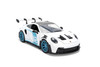 Porsche 911 GT3 RS (992) #12, White w/Black Top - Jada Toys 36494 - 1/24 Scale Diecast Model Toy Car