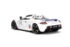 2005 Porsche Carrera GT Convertible #4 "Chevron", White - Jada Toys 35136 - 1/24 Scale Diecast Model Toy Car
