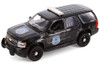 2008 Chevy Tahoe General Motors Police, Black - Showcasts® 22509BP/4D - 1/24 Scale Diecast Model Toy Car