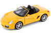 Box of 4 Porsche Boxster S Open Convertible, ASSTD - Showcasts® 22479C/4D - 1/24 Scale Diecast Model Toy Cars