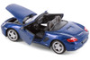 Box of 4 Porsche Boxster S Open Convertible, ASSTD - Showcasts® 22479C/4D - 1/24 Scale Diecast Model Toy Cars