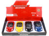 Box of 4 Porsche Boxster S Open Convertible, ASSTD - Showcasts® 22479C/4D - 1/24 Scale Diecast Model Toy Cars