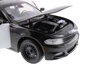 Box of 4 2016 Dodge Charger Pursuit Police, Black/White - Showcasts 24079P/4D - 1/24 Scale Diecast Model Toy Cars